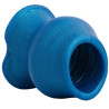 Oxballs Plug Tunnel Pig-Hole Platinum Bleu 14 x 11 cm